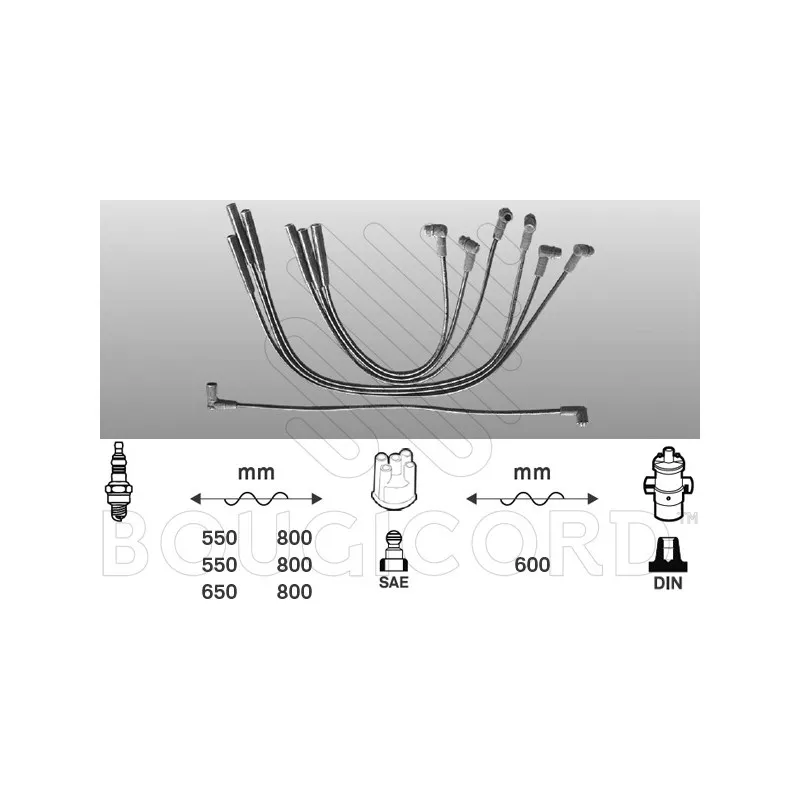 Kit de câbles d'allumage EFI AUTOMOTIVE 7126