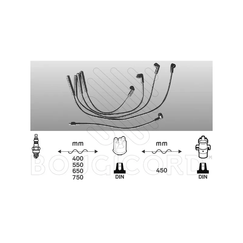 Kit de câbles d'allumage EFI AUTOMOTIVE 7135