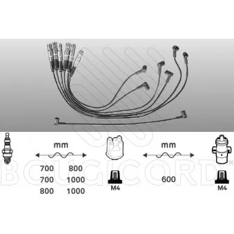 Kit de câbles d'allumage EFI AUTOMOTIVE 7153