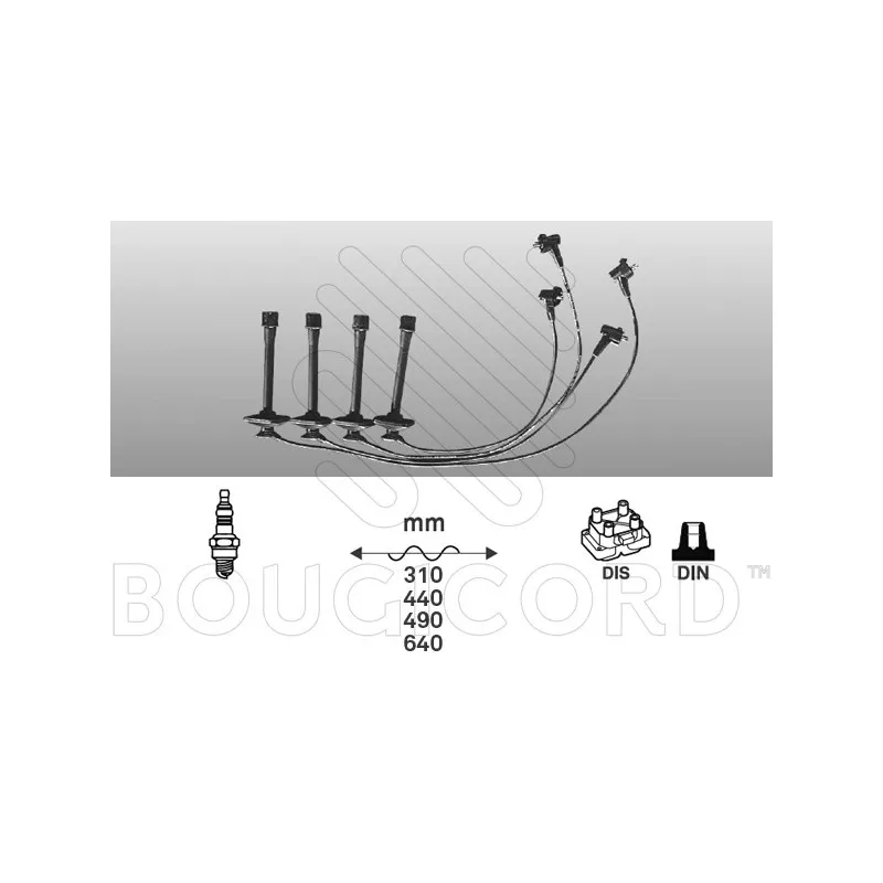 Kit de câbles d'allumage EFI AUTOMOTIVE 7191