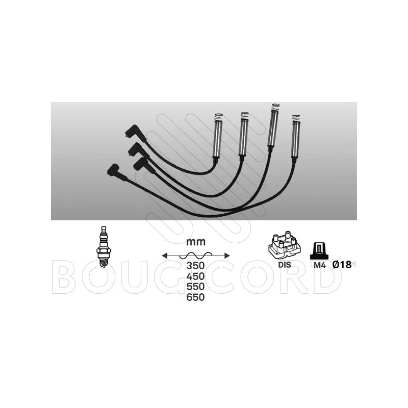 Kit de câbles d'allumage EFI AUTOMOTIVE 7215