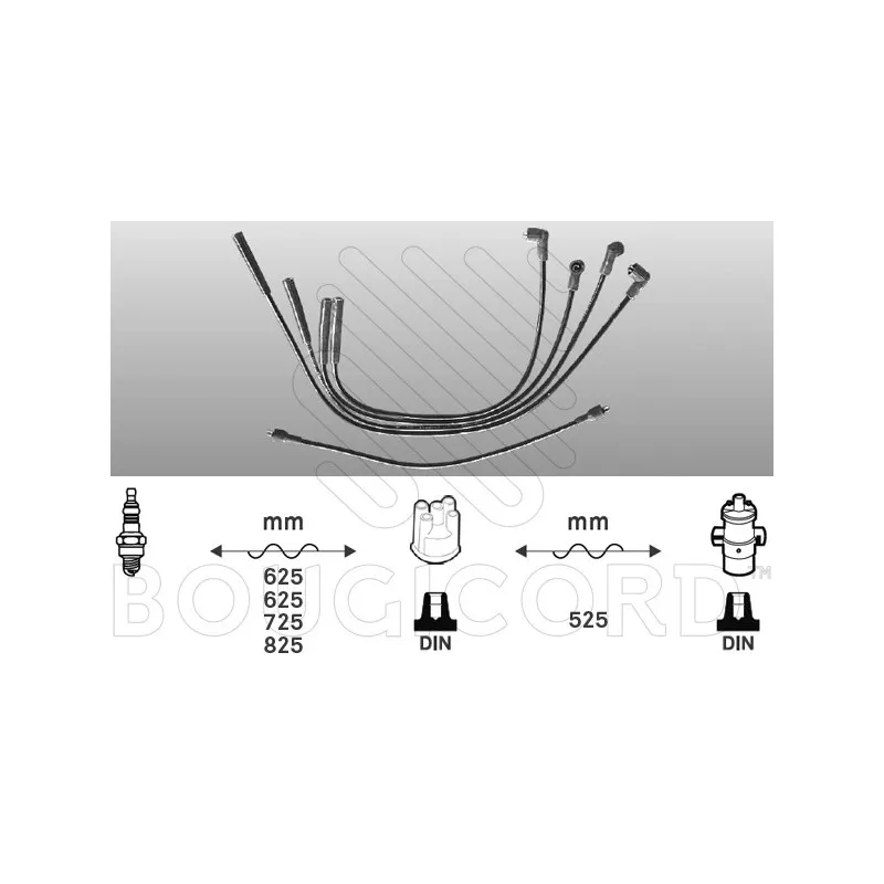 Kit de câbles d'allumage EFI AUTOMOTIVE 7219