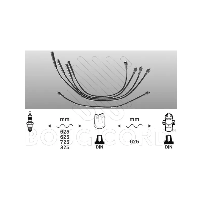 Kit de câbles d'allumage EFI AUTOMOTIVE 7220