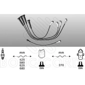Kit de câbles d'allumage EFI AUTOMOTIVE 7229