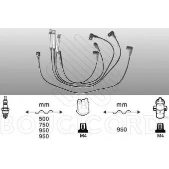 Kit de câbles d'allumage EFI AUTOMOTIVE 7231