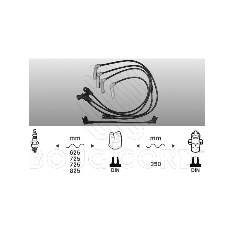 Kit de câbles d'allumage EFI AUTOMOTIVE 7234