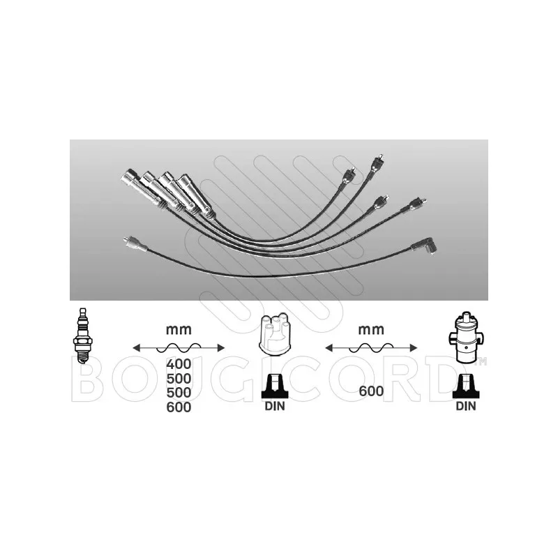 Kit de câbles d'allumage EFI AUTOMOTIVE 7244