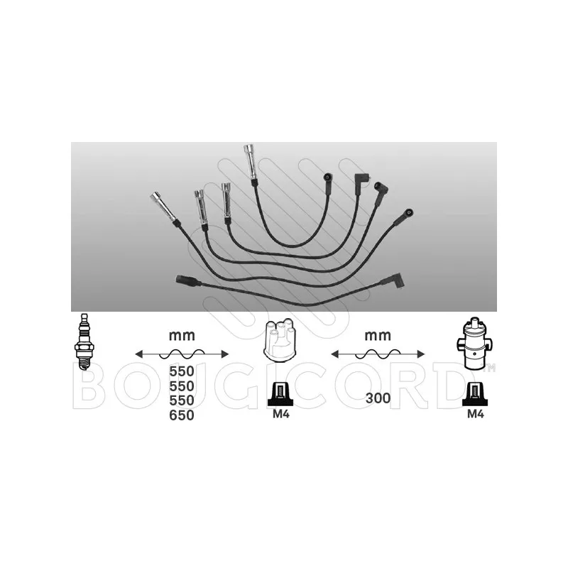 Kit de câbles d'allumage EFI AUTOMOTIVE 7245