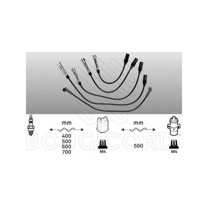 Kit de câbles d'allumage EFI AUTOMOTIVE 7247