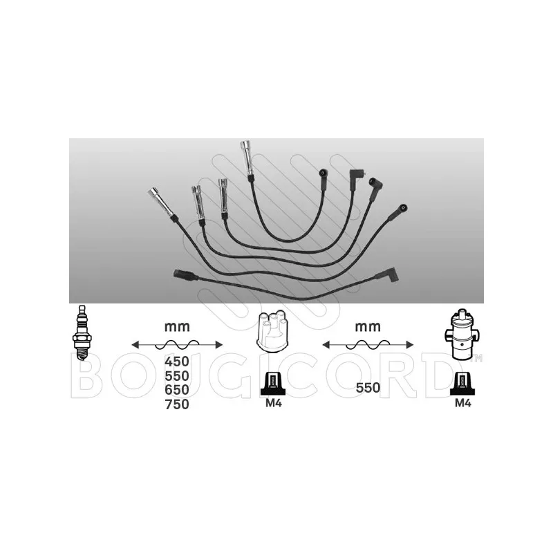 Kit de câbles d'allumage EFI AUTOMOTIVE 7248