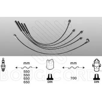 Kit de câbles d'allumage EFI AUTOMOTIVE 7253
