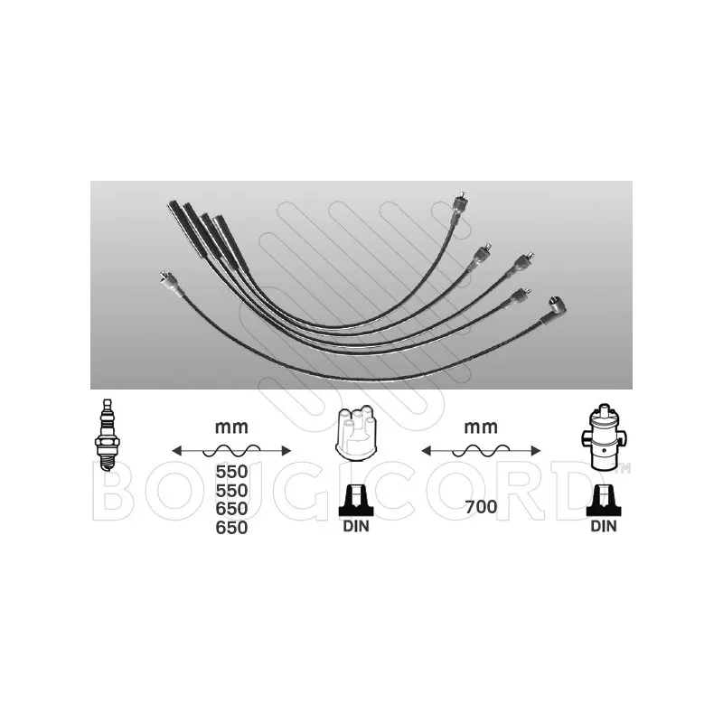 Kit de câbles d'allumage EFI AUTOMOTIVE 7253
