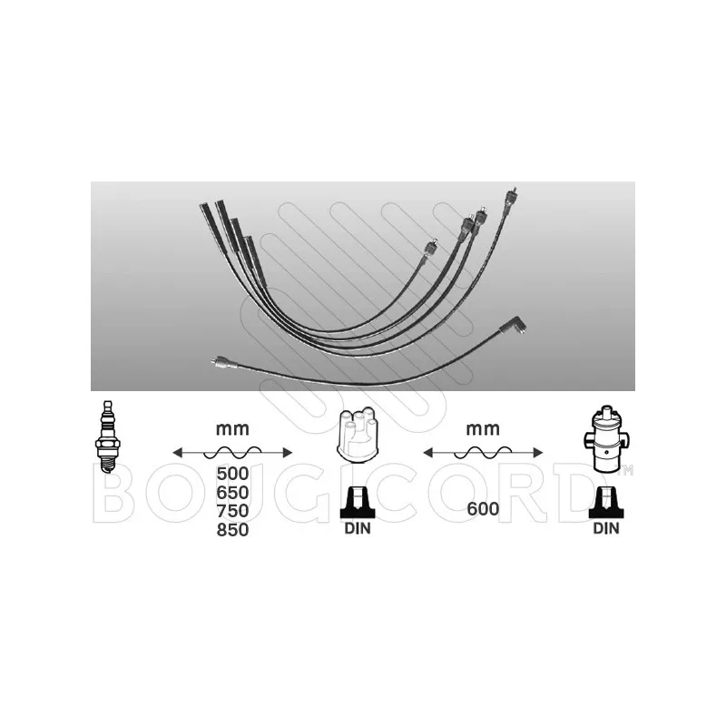 Kit de câbles d'allumage EFI AUTOMOTIVE 7269