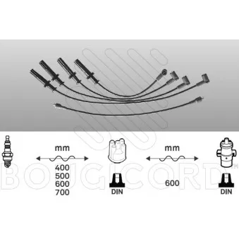 Kit de câbles d'allumage EFI AUTOMOTIVE 7274