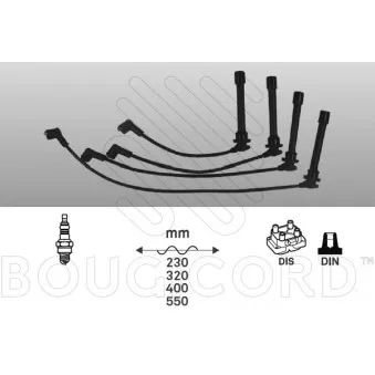 Kit de câbles d'allumage EFI AUTOMOTIVE 7412