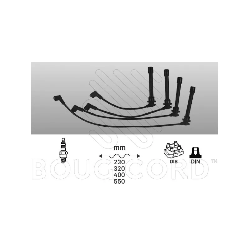 Kit de câbles d'allumage EFI AUTOMOTIVE 7412