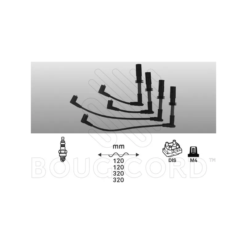 Kit de câbles d'allumage EFI AUTOMOTIVE 7416