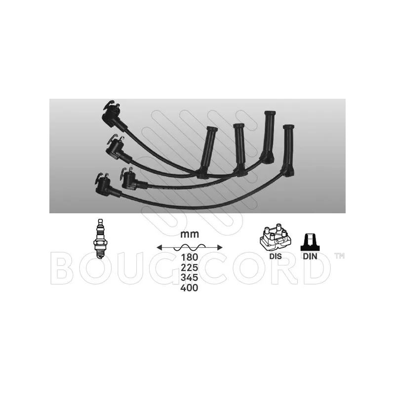 Kit de câbles d'allumage EFI AUTOMOTIVE 7418