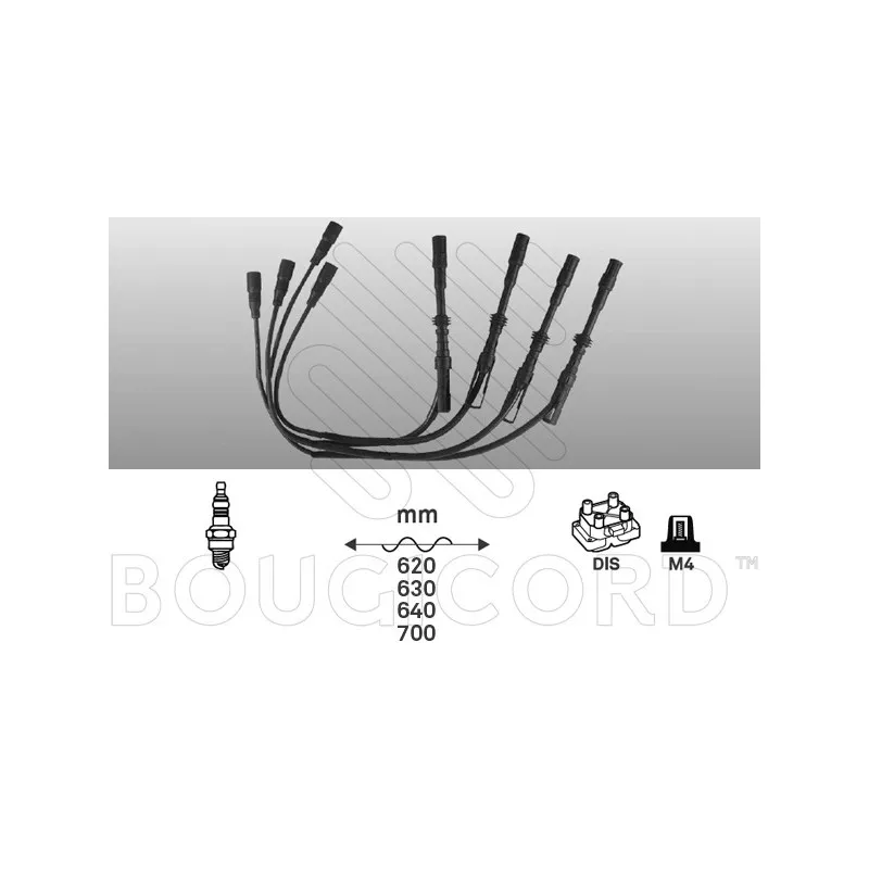 Kit de câbles d'allumage EFI AUTOMOTIVE 7423