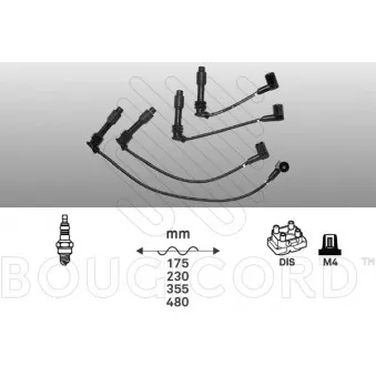 Kit de câbles d'allumage EFI AUTOMOTIVE 8101