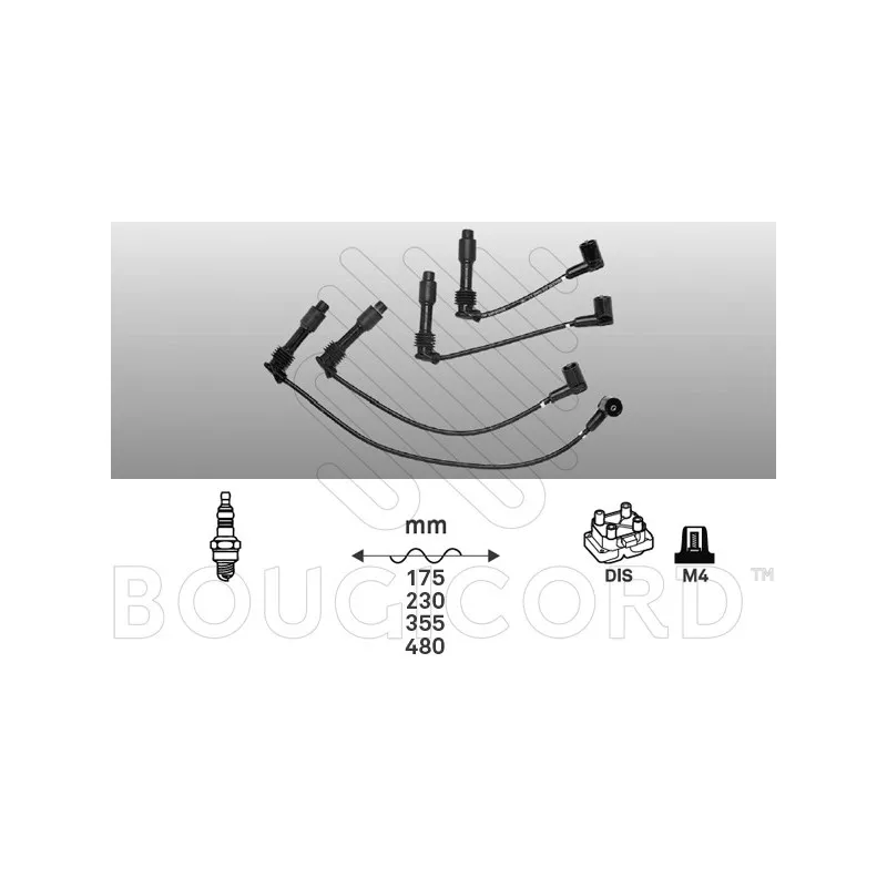 Kit de câbles d'allumage EFI AUTOMOTIVE 8101