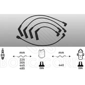 Kit de câbles d'allumage EFI AUTOMOTIVE 8106