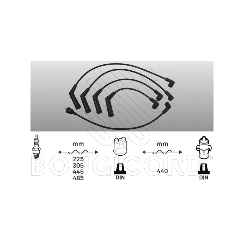 Kit de câbles d'allumage EFI AUTOMOTIVE 8106