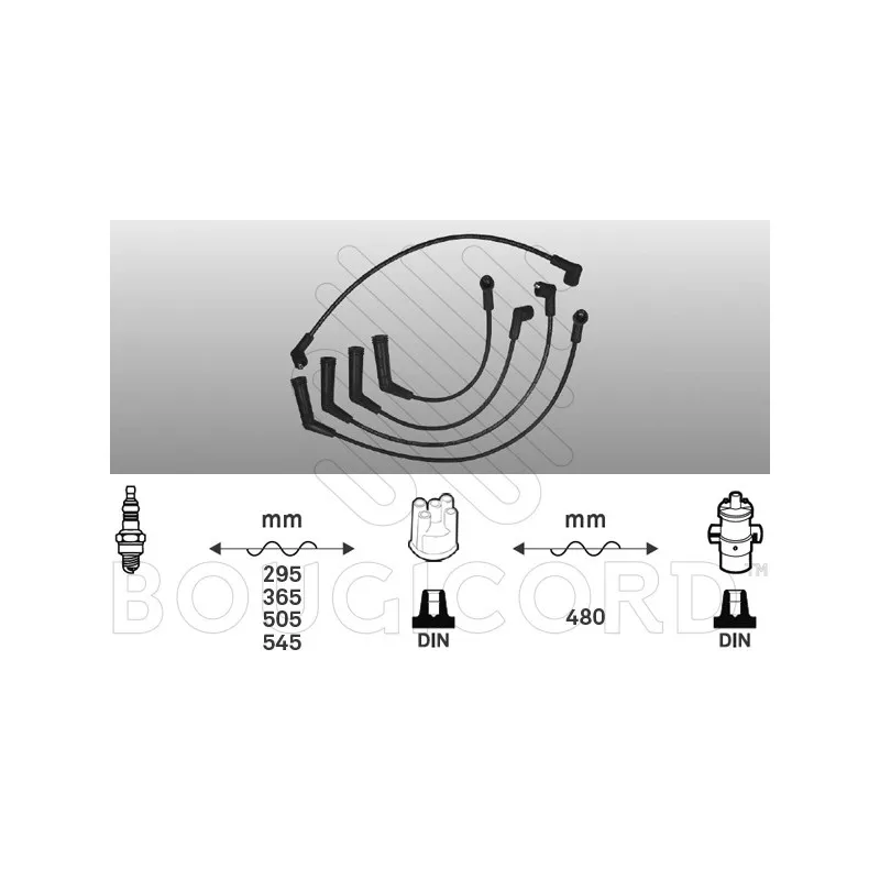 Kit de câbles d'allumage EFI AUTOMOTIVE 8107