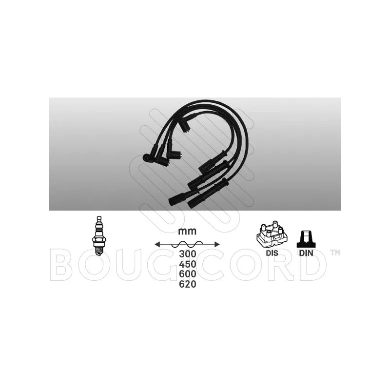 Kit de câbles d'allumage EFI AUTOMOTIVE 8112
