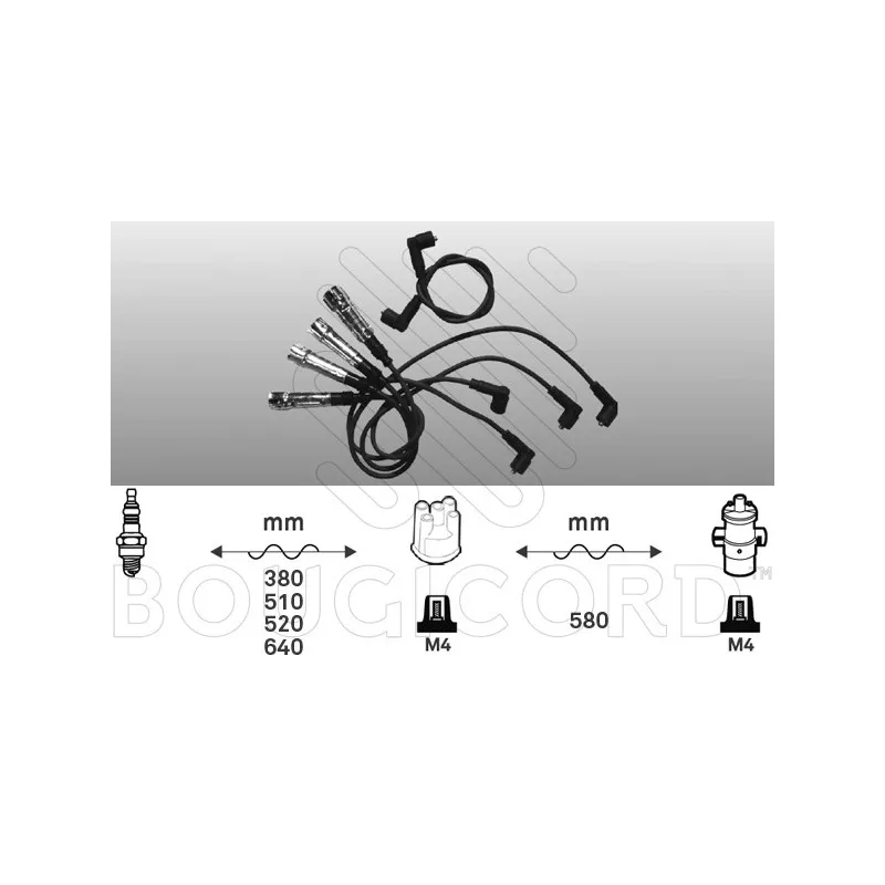 Kit de câbles d'allumage EFI AUTOMOTIVE 9231
