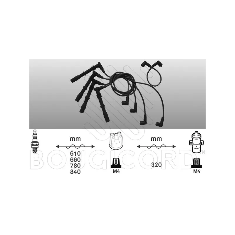 Kit de câbles d'allumage EFI AUTOMOTIVE 9235