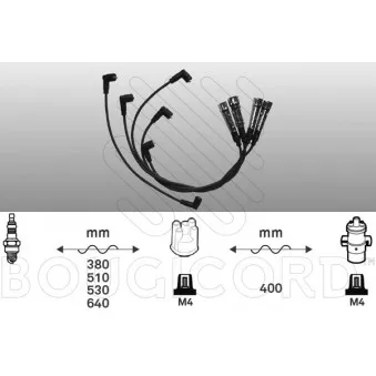 Kit de câbles d'allumage EFI AUTOMOTIVE 9436