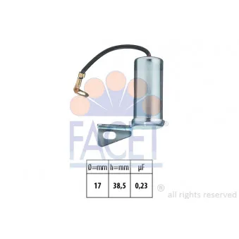 Condenseur, système d'allumage FACET 0.0326
