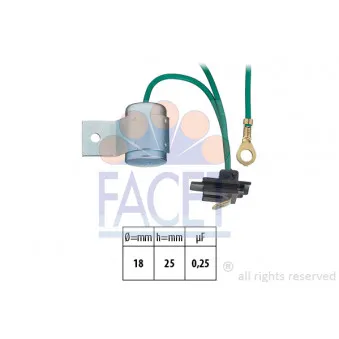 Condenseur, système d'allumage FACET 0.0633