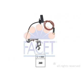 Jeu de contacts, distributeur d'allumage FACET 1.3676