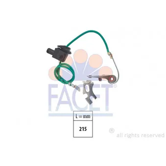 Jeu de contacts, distributeur d'allumage FACET 1.3691/22