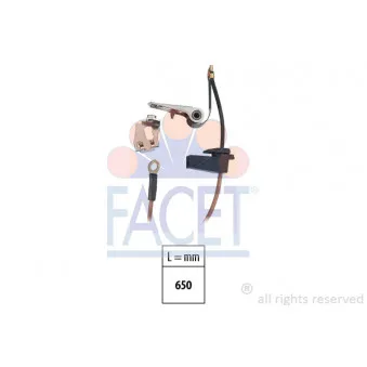 Jeu de contacts, distributeur d'allumage FACET 1.3691/5