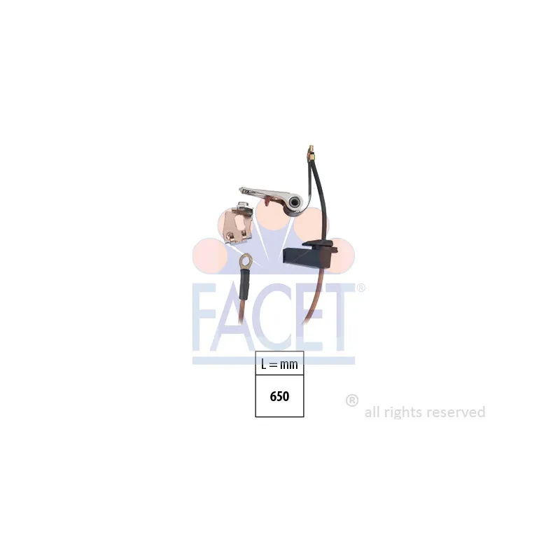 Jeu de contacts, distributeur d'allumage FACET 1.3691/5