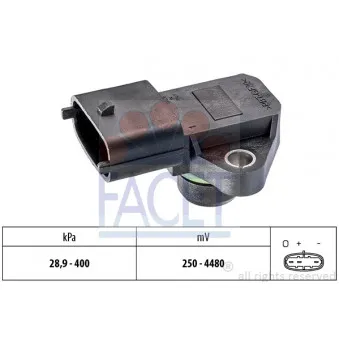 Capteur, pression de suralimentation FACET 10.3249