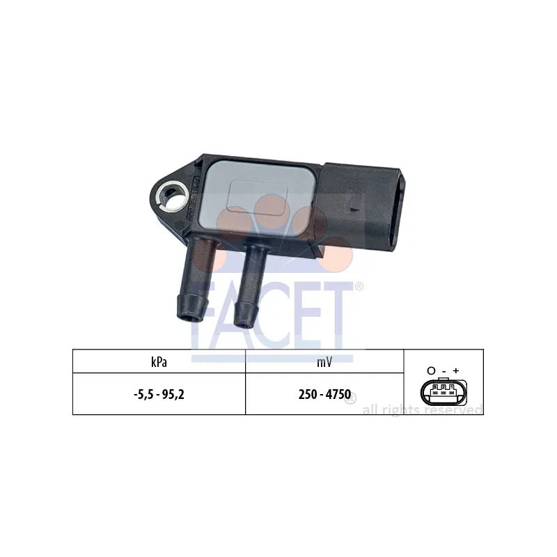 Capteur de pression, servofrein FACET 10.3263