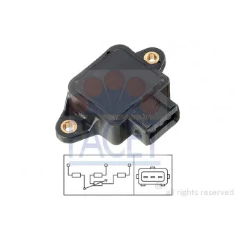 Capteur, position du papillon FACET 10.5002