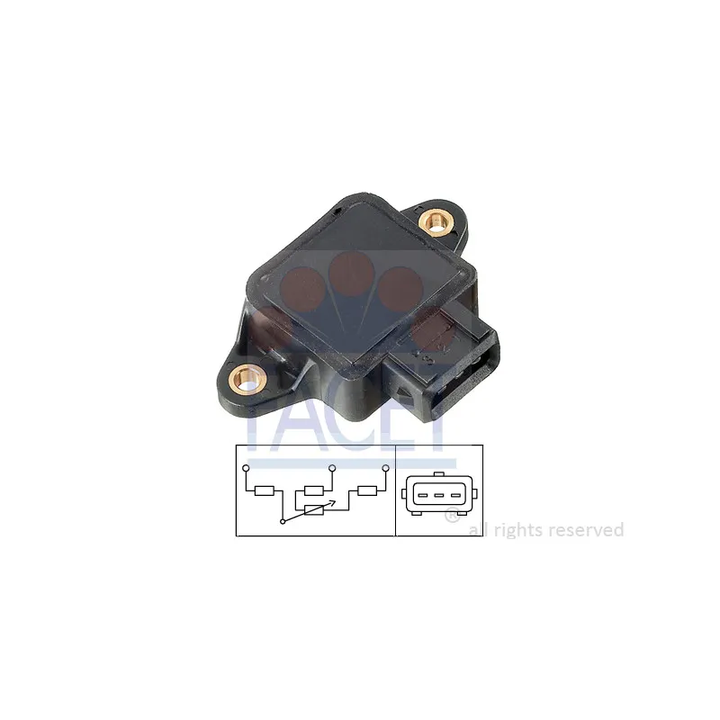 Capteur, position du papillon FACET 10.5002
