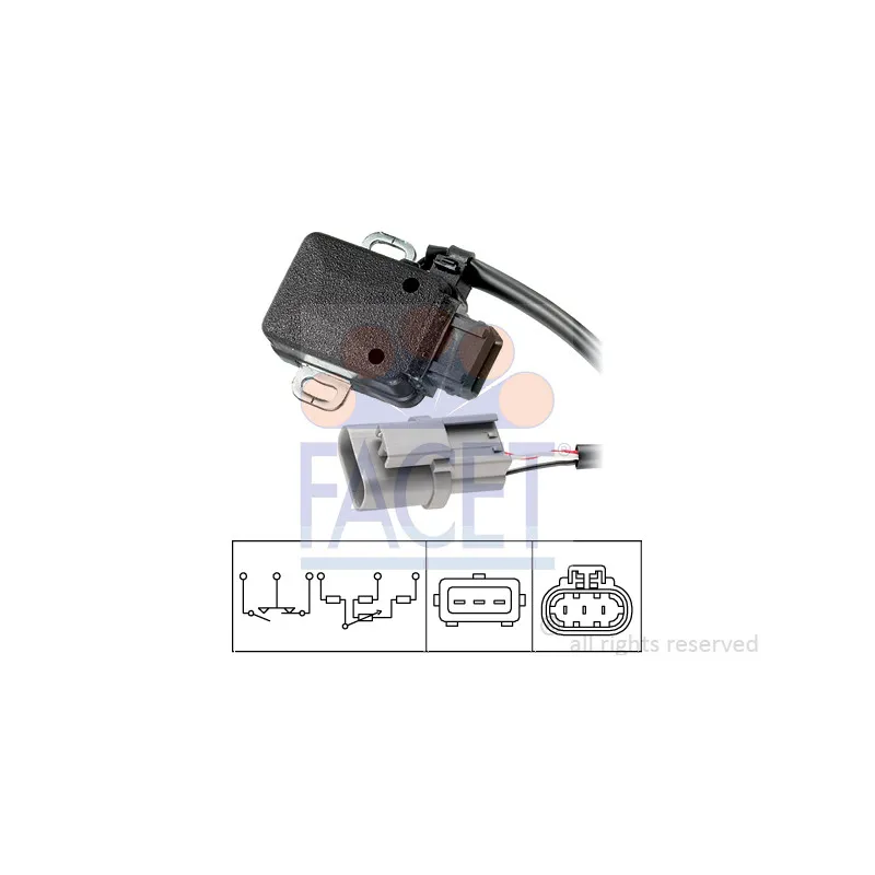 Capteur, position du papillon FACET 10.5008
