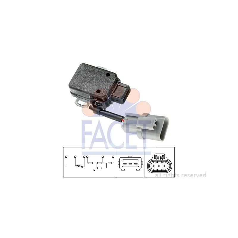 Capteur, position du papillon FACET 10.5019