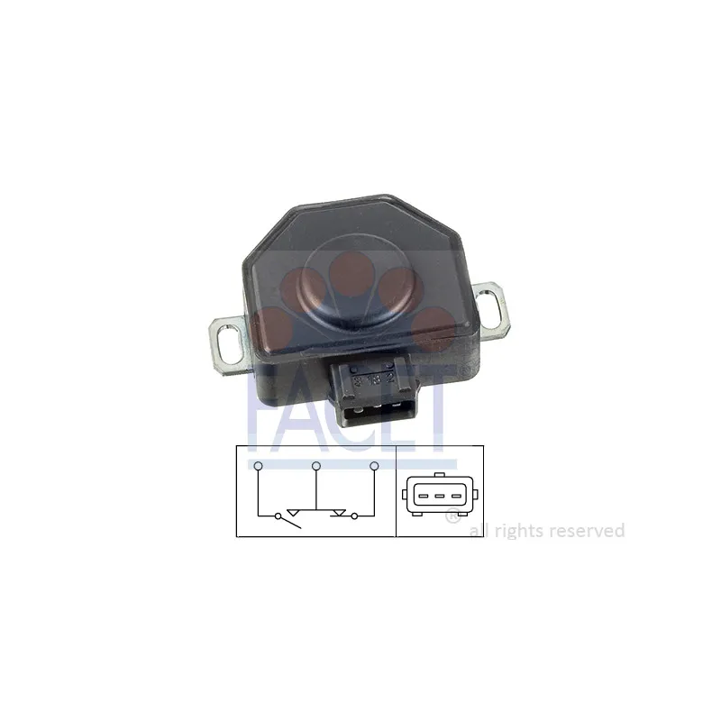 Capteur, position du papillon FACET 10.5032