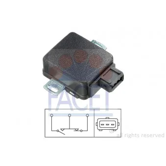 Capteur, position du papillon FACET 10.5046