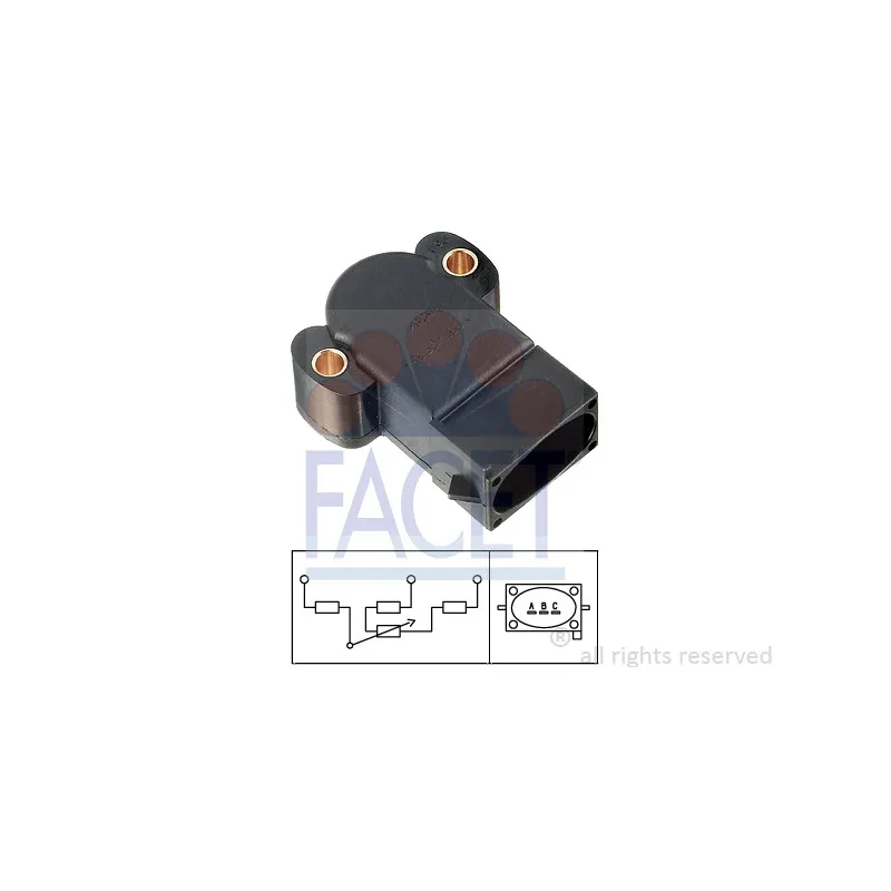 Capteur, position du papillon FACET 10.5064