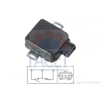 Capteur, position du papillon FACET 10.5066