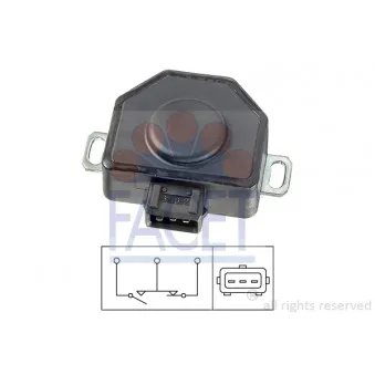 Capteur, position du papillon FACET 10.5078