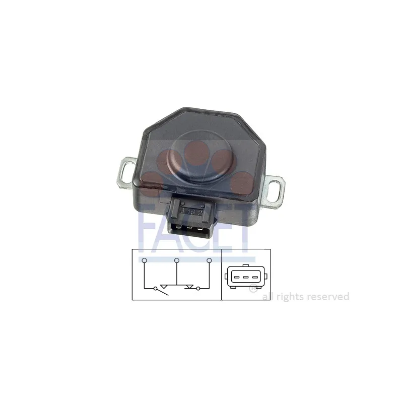Capteur, position du papillon FACET 10.5078